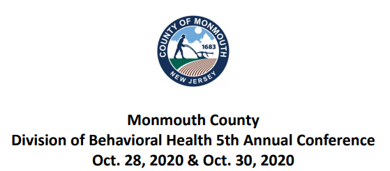 Monmouth County Division of Behavioral Health 5th Annual Conference - 2020 Banner